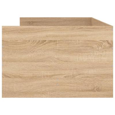 Bedframe met lades sonoma eikenkleurig 90x200 cm - thumbnail