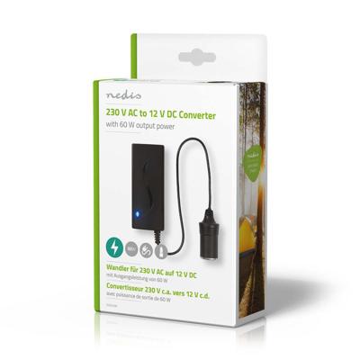 Spanningsomvormer | 230 V AC - 12 V DC | 60 W Spanningsomvormer | 230 V AC - 12 V DC | 60 W