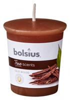 Bolsius True Scents votive 53/45 rond old wood 1 Stuks - thumbnail