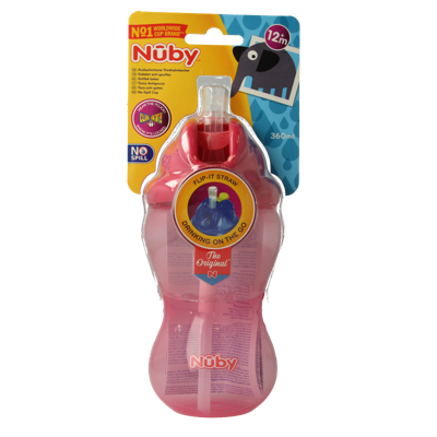 Flip it 360ml 12+ maanden roze 1 Stuks