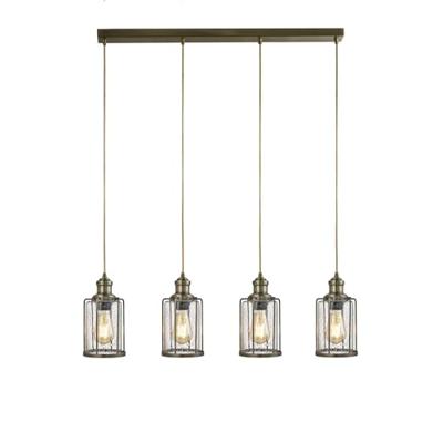 Searchlight 4-lichts hanglampPipes - 1164-4AB