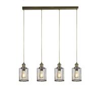 Searchlight 4-lichts hanglampPipes - 1164-4AB - thumbnail