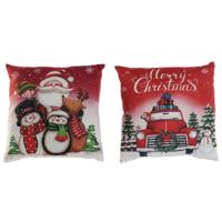 Kussen DKD Home Decor Kerstmis Multicolour Polyester 40 x 10 x 40 cm (2 Stuks) - thumbnail