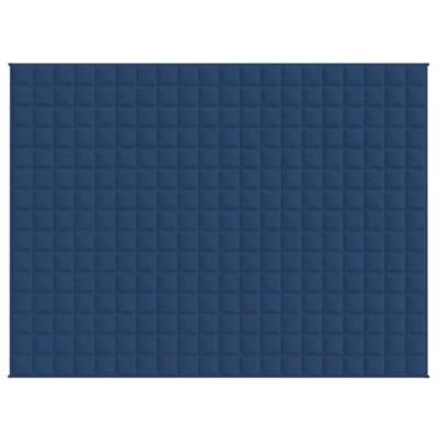 Verzwaringsdeken 152x203 cm 11 kg stof blauw