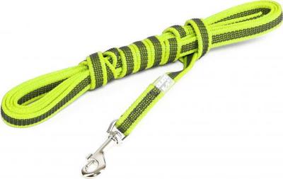 Lange lijn hond - Antislip - 14mm x 3m - Neon