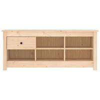 VidaXL Schoenenkast 110x38x45,5 cm massief grenenhout - thumbnail