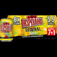 Desperados Original Bier Blik 7+1 x 330ml bij Jumbo - thumbnail