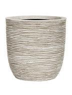 Capi pot bol rib ii - Ø35 cm ivoor - thumbnail