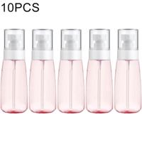 10 stuks Portable hervulbare plastic Fine mist parfum spray fles transparante lege spray sproeier fles 100ml (roze) - thumbnail