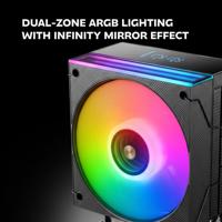 Mars Gaming MCPU-LCD Processor Luchtkoeler 12 cm Zwart 1 stuk(s) - thumbnail