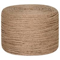 Touw 50 m lang 6 mm dik jute - thumbnail