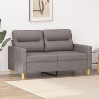 Tweezitsbank 120 cm stof taupe - thumbnail