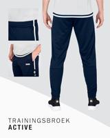 JAKO 8495 Trainingsbroek Active - Marine/Wit - XL - thumbnail
