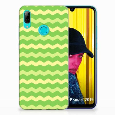 Huawei P Smart 2019 | TPU bumper | Waves Green Huawei P Smart 2019 | TPU bumper | Waves Green