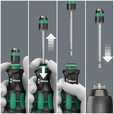 Wera 817 R SB bits-houder met Rapidaptor Snelwisselhouder, 1/4 duim x 133 mm - 1 stuk(s) - 05073541001 - thumbnail