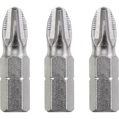 Schroefbit pozidrive Nr. 3 25 mm 1/4 inch 3 stuks kaart Eurofix - Eurofix Schroefbit pozidrive Nr. 3 25 mm 1/4 inch 3 stuks kaart Eurofix - Eurofix