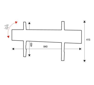 TV houder OMB 06129 80" 60 Kg