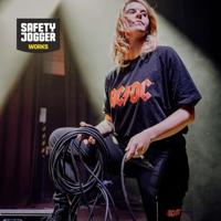 Safety Jogger ACDC T-Shirt MONO X | Zwart/Rood | Maat XL - WI0793XL0 - thumbnail