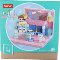 Sluban mini handcraft woonkamer 116pc - thumbnail