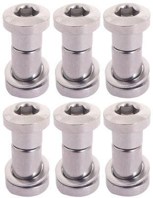 Bofix Zadelpenbout inbus 19 mm - chroom (6 stuks)