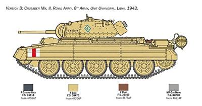 Italeri 1/35 Crusader Mk.II with 8th Army Infantry