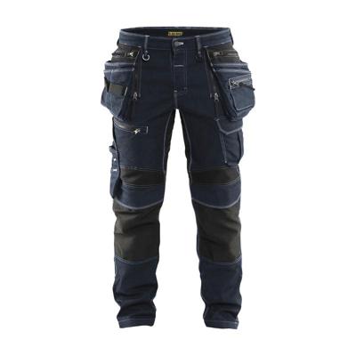 Blåkläder werkbroek denim stretch x1900 19901141 | zwart | maat c58 - 7330509532195