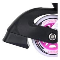 Inline skates - maat 37-40 - roze/grijs - thumbnail