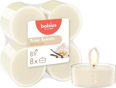 Bolsius Geurtheelicht 8 uur Vanilla - 8 stuks
