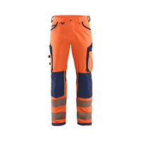 Blåkläder High-Vis werkbroek met 4-weg stretch zonder spijkerzakken 11971642 | High Vis Oranje/Marineblauw | Maat 52 - 7330509840832 - thumbnail