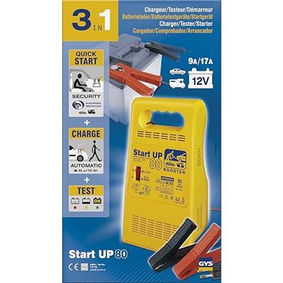 GYS START UP 80 Druppellader, Accutester, Snelstartsysteem 12 V 25 A - thumbnail