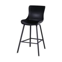 Hartman Outdoor Barkruk 'Sophie Wave' kleur Zwart (zithoogte 77cm) - thumbnail