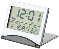 TFA Dostmann 98.1054 Wekker Kwarts Zilver - thumbnail