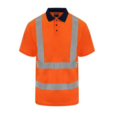 Reflecterende polo oranje - 4XL