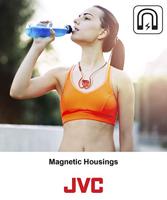 HA-EC30BT - In-ear hoofdtelefoons met micro - inwendig - bevestiging over het oor - Bluetooth - draadloos - geel - thumbnail