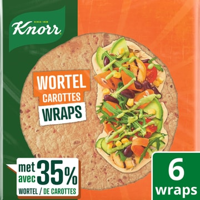 Knorr Wraps Wortel 6 stuks bij Jumbo - thumbnail