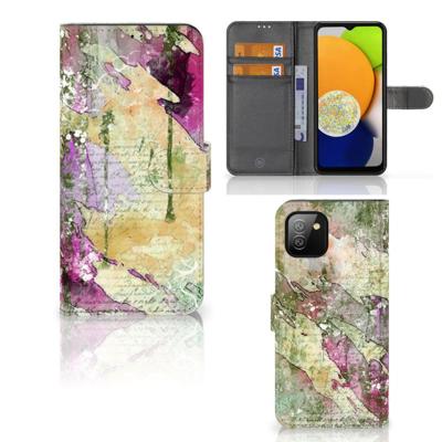 Hoesje Samsung Galaxy A03 Letter Painting Hoesje Samsung Galaxy A03 Letter Painting