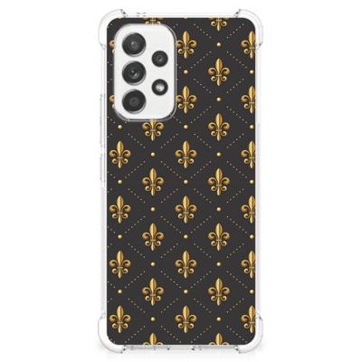 Samsung Galaxy A53 5G Doorzichtige Silicone Hoesje Franse Lelie Samsung Galaxy A53 5G Doorzichtige Silicone Hoesje Franse Lelie