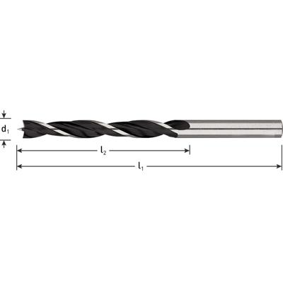Rotec Machinale houtboor 10,0x87/133 mm - 2351000