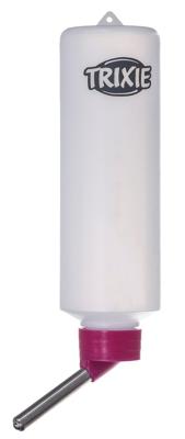TRIXIE DRINKFLES KUNSTSTOF MET DRAADBEUGEL ASSORTI 250 ML 12 ST