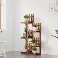 Plantenstandaard 60x25x130 cm massief vurenhout - thumbnail
