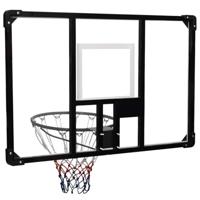 VidaXL Basketbalbord 106x69x3 cm polycarbonaat transparant - thumbnail