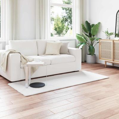 Nep Konijnenbont Tapijt Olite Wit 100 x 200 cm Polyester