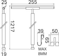 Vloerwisser Haceka Selection 124,6 cm Mat Chroom - thumbnail