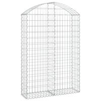 Schanskorf gewelfd 100x30x140/160 cm gegalvaniseerd ijzer - thumbnail