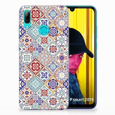 Huawei P Smart 2019 | TPU | Siliconen hoesje | Tiles Color Huawei P Smart 2019 | TPU | Siliconen hoesje | Tiles Color