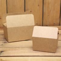 Bonbon doosjes - Chocolade doosje - Kraft LAAG - 24 stuks - thumbnail