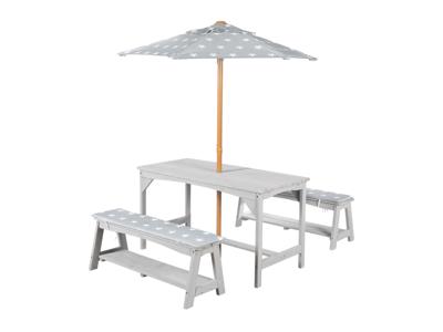roba Kinder tuinset met parasol (Grijs)