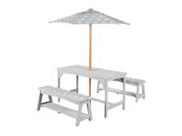 roba Kinder tuinset met parasol (Grijs) - thumbnail