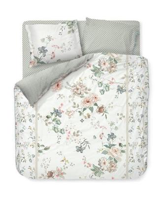 PiP Studio Dekbedovertrek Tokyo Bouquet - White-1-persoons (140 x 200/220 cm)