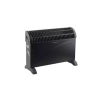Benson Convector Heater - 750/1250/2000 Watt - 53 x 20 x 39 cm - Zwart - thumbnail